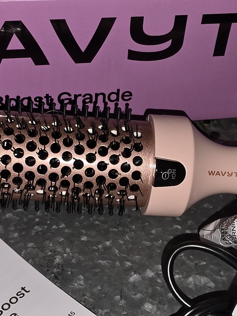 Wavytalk Pink Hot Air Styling Brush with Ion Technology - Picture 4 of 11
